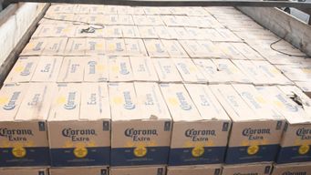 operativo policial permitio incautar 4.800 botellas de cerveza de contrabando valuadas en $829.400