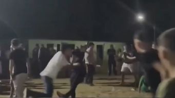 se registraron disturbios en fiesta clandestina a la que asistieron 1.800 personas, la mayoria menores