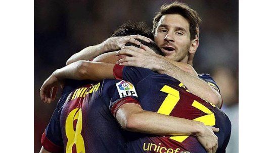 El Barça ganó, batió récord, pero no tuvo gol para Thiago Messi