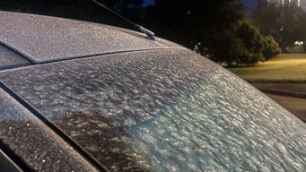 fin de semana frio y con heladas, pero el lunes comienza a subir la temperatura
