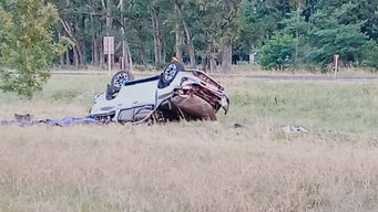 tres personas murieron tras despiste y vuelco de vehiculo en ruta 31, en salto