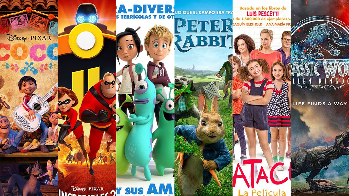 Seis películas en cartelera para llevar a los más chicos al cine