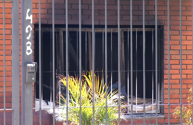 Foto: Subrayado. Casa donde ocurrió el incendio en Las Piedras.