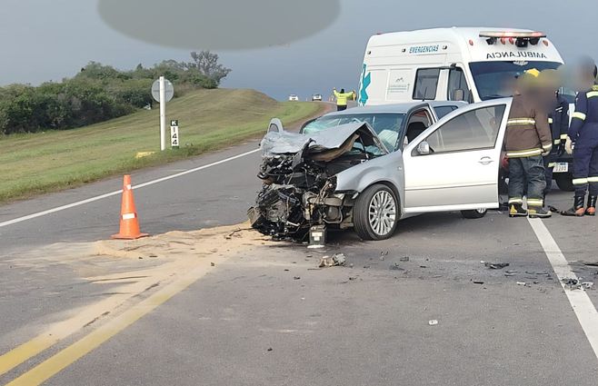 Dos mujeres murieron en un choque frontal en ruta 8, cerca de Villa Serrana
