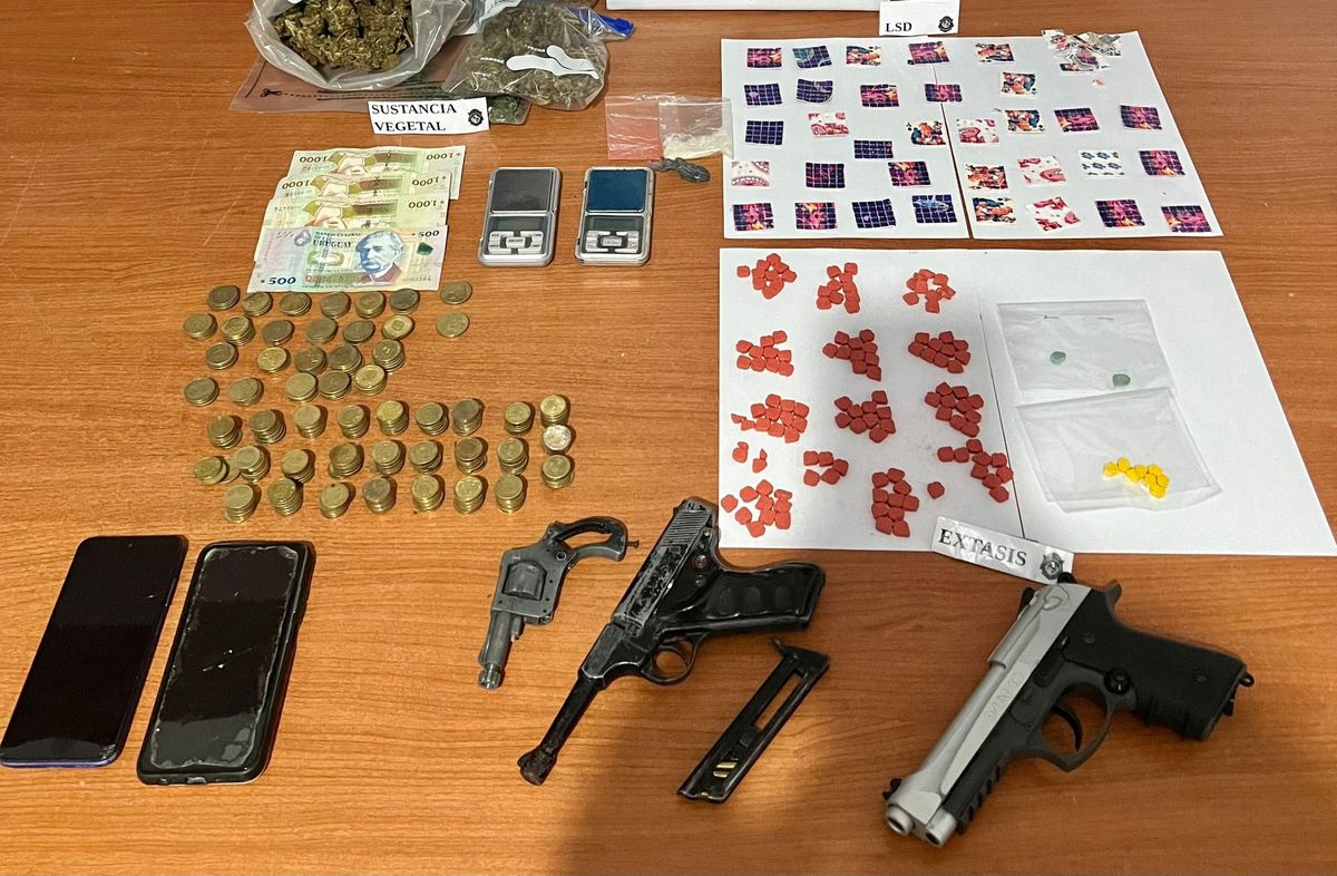 Foto cedida a Subrayado. Incautaciones de este miércoles.