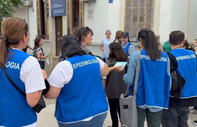 Personal de epidemiología del MSP recorre Fray Bentos. Foto: archivo.