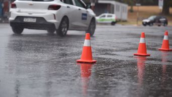 Lluvia en Montevideo. Foto: FocoUy (archivo).