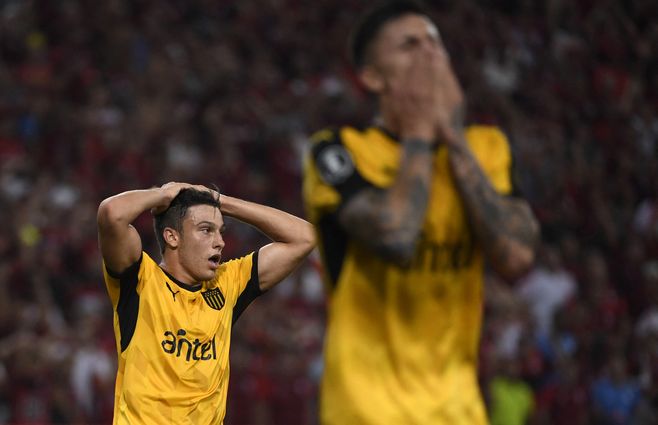 Canobbio jugó con Peñarol la Copa Libertadores 2019