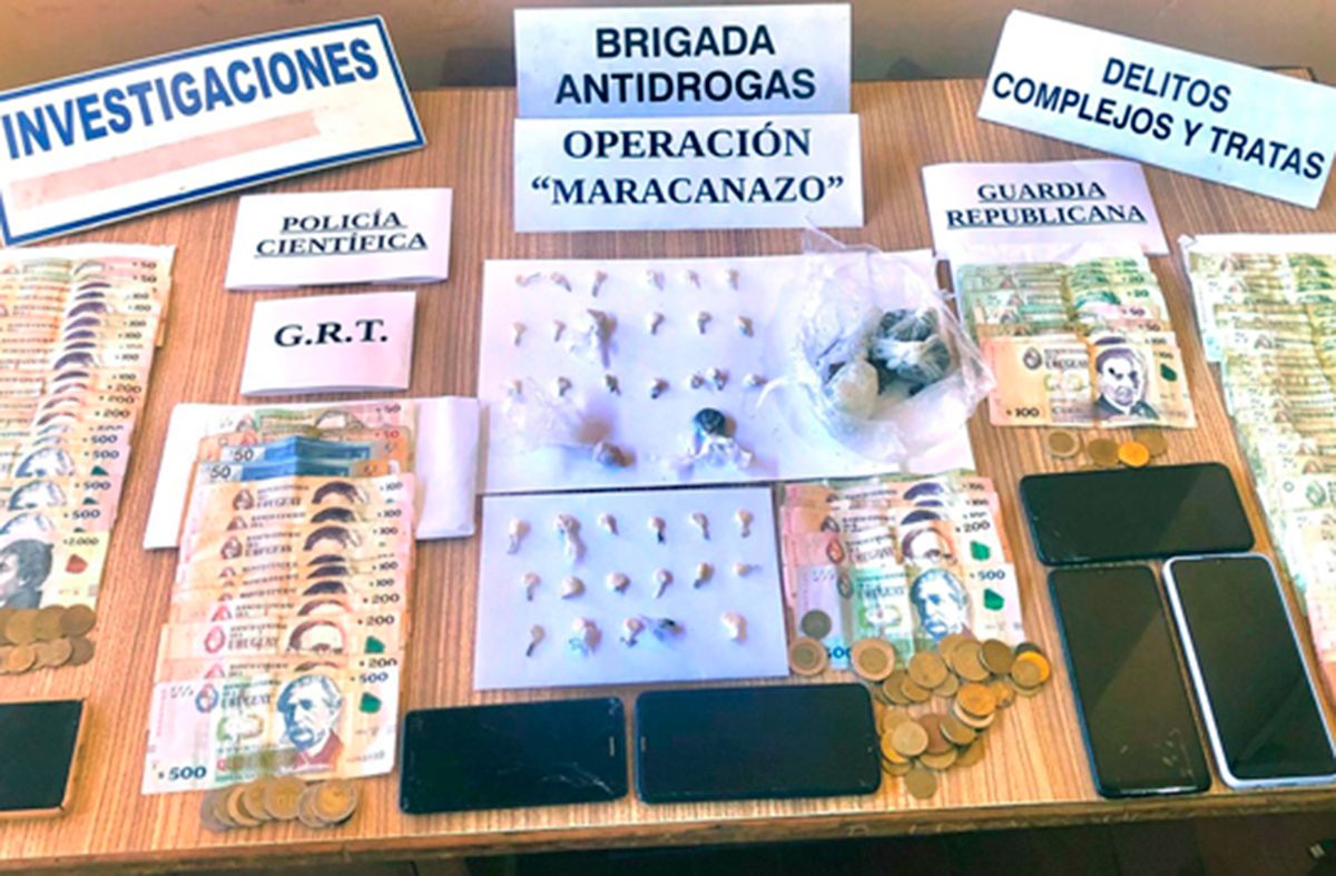 Operación Maracanazo: ocho personas imputadas por narcotráfico de drogas