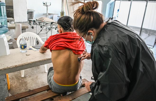 Comenzó la revisión médica en las cárceles del país. Foto: Ministerio del Interior (cárcel de Santiago Vázquez).