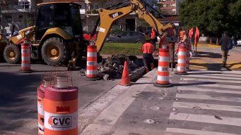 Foto: Subrayado. Obras en avenida Centenario.