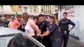 Romina Celeste fue detenida este miércoles frente a la IMM.