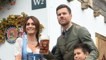 Xavi Alonso en Alemania. Foto: archivo AFP.