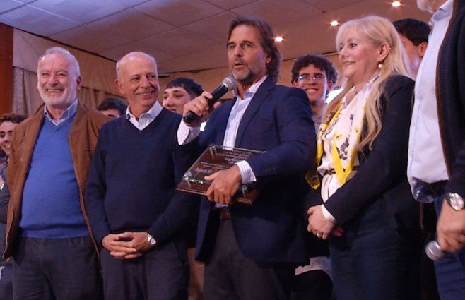 Lacalle Pou en acto del Espacio 40, Partido Nacional.&nbsp;