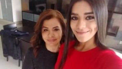 Gladys Merlín Castro y su hija. Foto: portal El Economista, México.