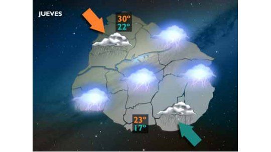 Alerta naranja por mucha lluvia y viento fuerte desde medianoche