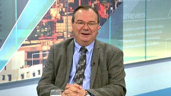 José Luis Falero, ministro de Transporte y Obras Públicas.