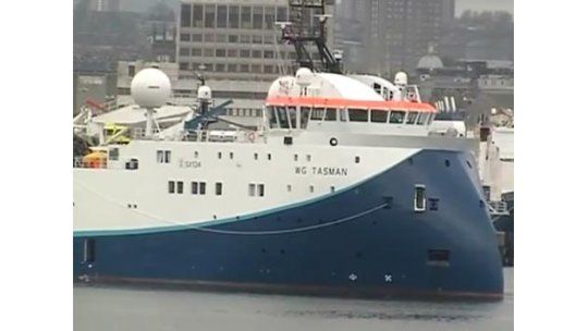 Suspenden búsqueda del marinero colombiano desaparecido