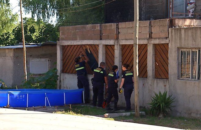 Foto: Subrayado. Casa tiroteada e incendiada este viernes en Plácido Ellauri.