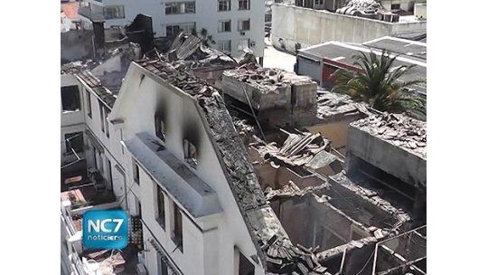 Justicia tiene plazo hasta las 18 horas por incendio del Biarritz