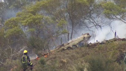 villa argentina: bomberos lograron controlar el fuego pero no extinguirlo