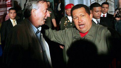 Kirchner y Chávez, dos presidentes, amigos y socios