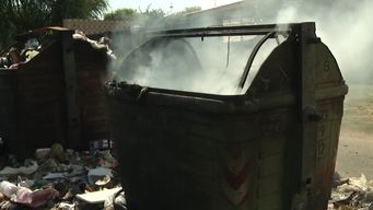 contenedores incendiados: bomberos recibio mas de 50.000 llamados en enero