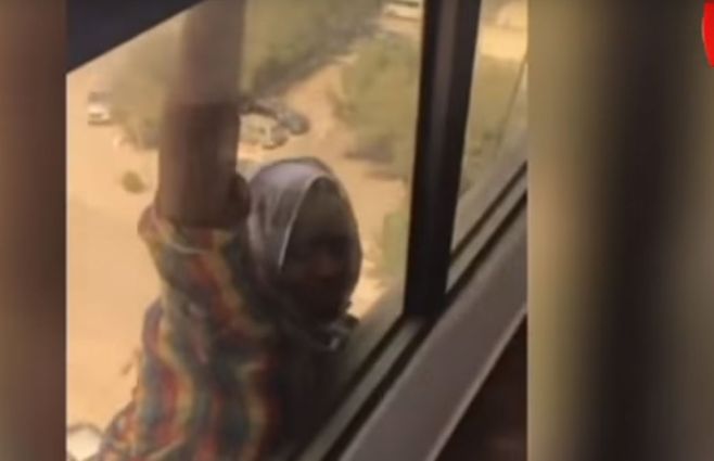 La mujer cayó desde el séptimo piso y apenas se rompió el brazo.&nbsp;