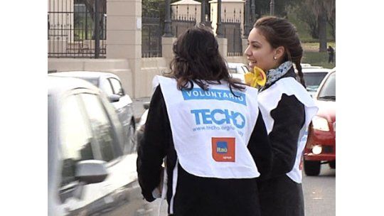 Comenzó la doble jornada de recaudación solidaria para TECHO