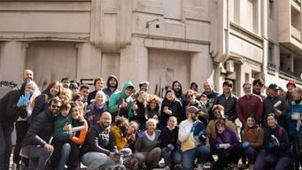 colectivo montevideo mas linda realizo nueva intervencion y recupero fachada de edificio patrimonial