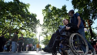 dia internacional de las personas con discapacidad: se realizo marcha por 18 de julio para reivindicar derechos