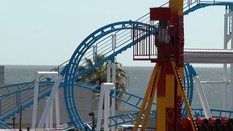 avanza el armado de la montana rusa del parque rodo, que sera inaugurada en febrero: mira las imagenes