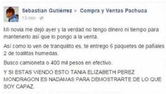 vende a su hijo