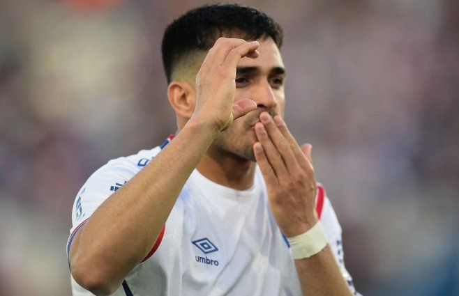 Foto: FocoUy. Maximiliano Gómez, jugador de Nacional.