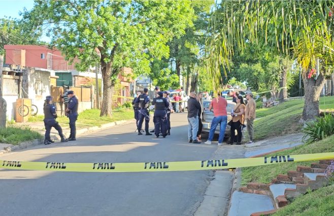 El lugar del femicidio en Maldonado.&nbsp;