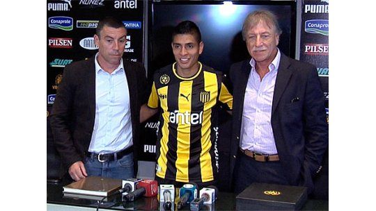 Peñarol presentó a Hurtado, que integra el plantel para el sábado