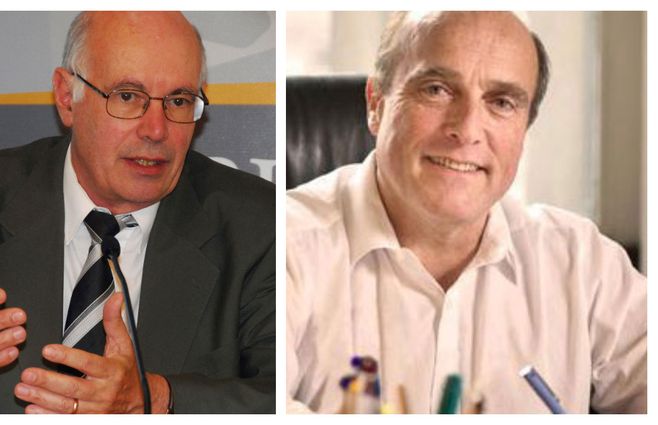 Enrique Rubio y Daniel Marttínez: los tiempo políticos apremian. Foto de Rubio (Presidencia). Foto de Martínez:&nbsp;@Dmartinez_uy