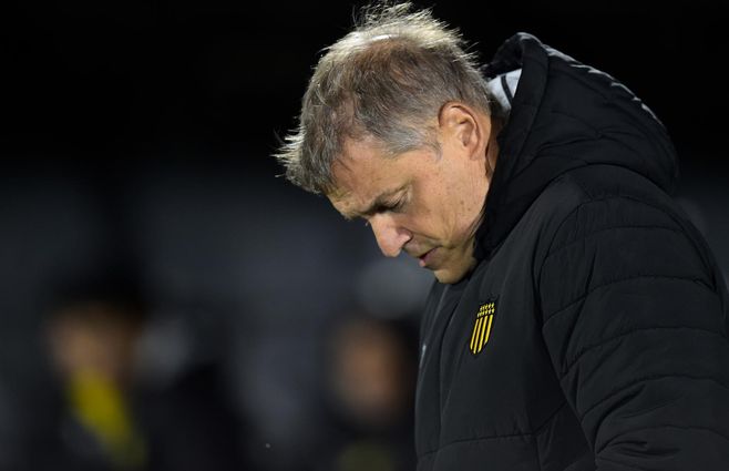 Aguirre en el partido ante Wanderers. Foto: Foco UY