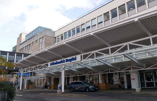 Hospital donde atienden a los heridos. Foto: AFP