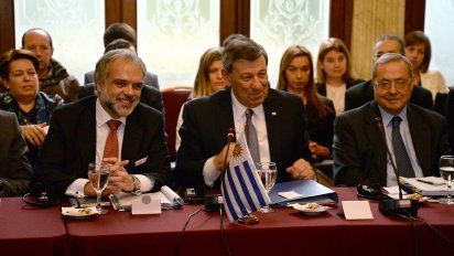 El canciller Nin Novoa el 11 de mayo de 2016 en una reunión del consejo de TIFA-Estados Unidos-Uruguay. El acuerdo fue suscrito en 2007, durante la primera administración Vázquez&nbsp;