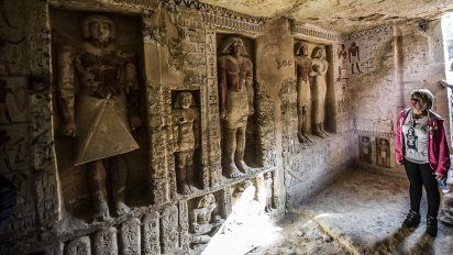 descubren en egipto una tumba de mas de 4.400 anos de antigüedad