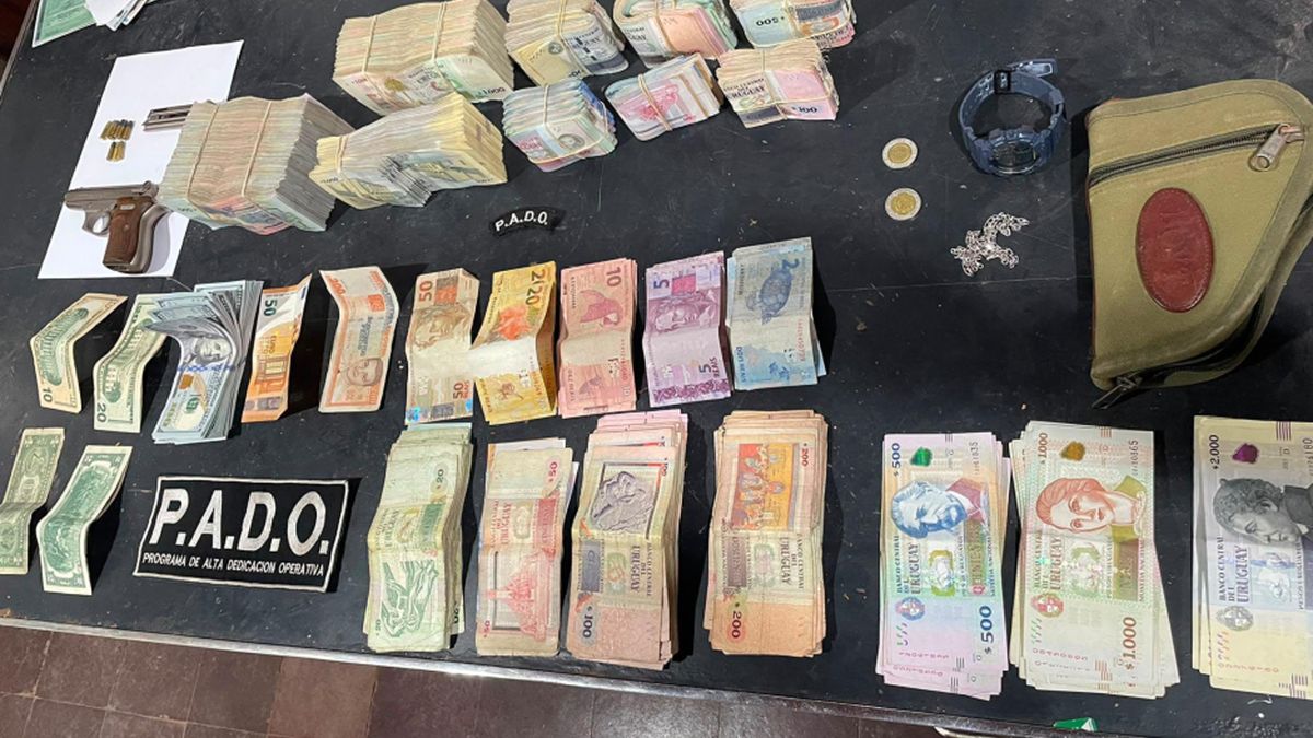 Un hombre circulaba con un arma y 2 millones de pesos dispersos en un auto: fue detenido