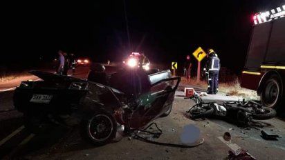 Accidente en ruta 8, kilómetro 377. Dos jóvenes murieron y hubo dos lesionados sin riesgo de vida