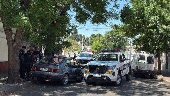 Foto: Mª. Eugenia Scognamiglio, Subrayado. Persecución y choque en Belvedere.