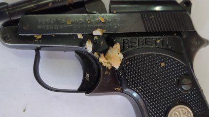 incautan en la carcel de mujeres una pistola con municiones prontas