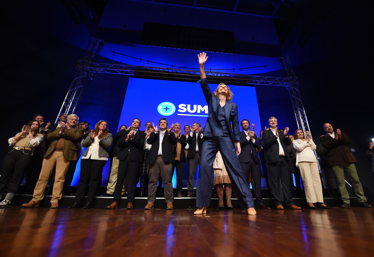 Montevideo, Uruguay, 20/07/2023Política. Laura Raffo lanza su nuevo sexto SUMAR, con apoyo y alianzas de varias fuerzas dentro del Partido Nacional. Foto Dante Fernandez / FocoUy