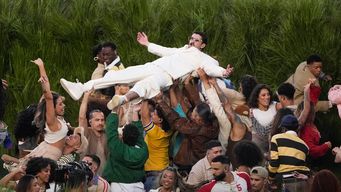 Foto: AFP. Bad Bunny en Super Bowl.