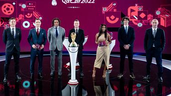 Sorteo de los repechajes para el Mundial de Qatar 2022. Foto: AFP.