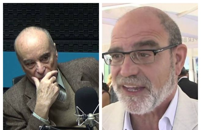 Ministros de la Corte Electoral José Arocena y José Ignacio Korzeniak