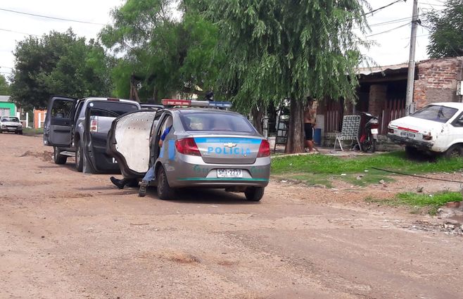 Foto: Operativo en proceso, corresponsal de Subrayado Roberto Cerpa.